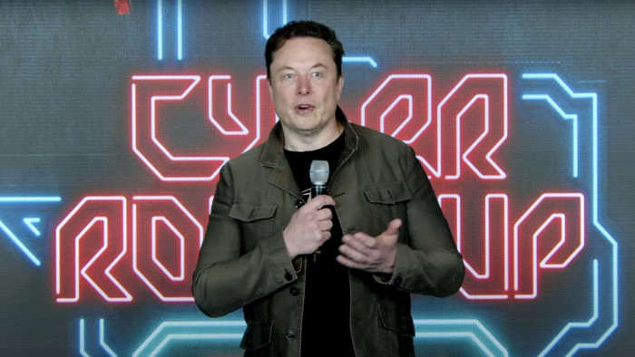 Elon Musk speaking during the Tesla 2024 Annual Shareholder Meeting