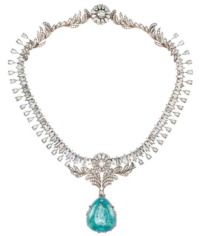 Dolce & Gabbana Alta Gioielleria: Oceanina Paraíba tourmaline and diamond necklace, POA