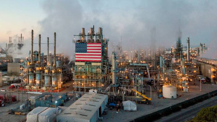 A Marathon Petroleum refinery in California