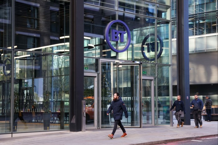 The new headquarters building of BT Group