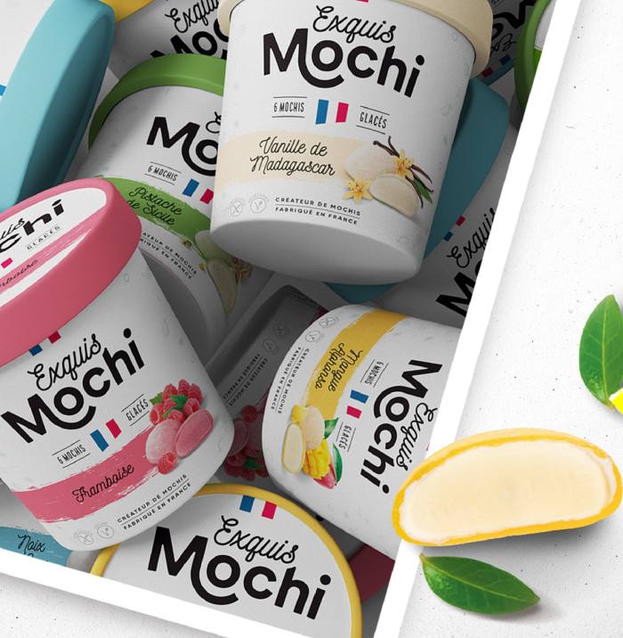 French brand Exquis Mochi makes mochi ice-cream