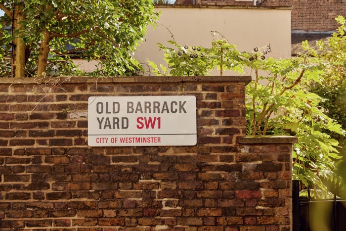 Arrive at the hotel by walking through the newly revamped Old Barrack Yard