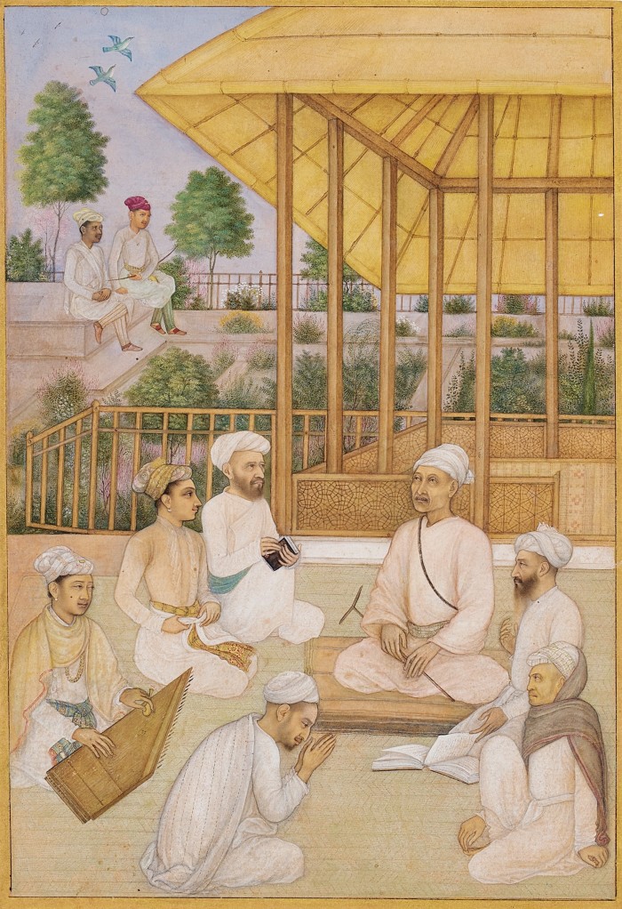 Prince Dara Shikoh with a group of holy men, c1635, attributed to Govardhan, £250,000-£350,000, Sotheby’s