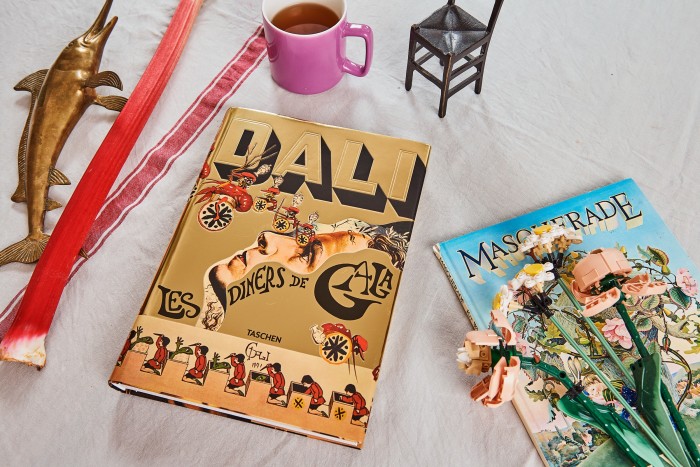 A reprint of the Dalí cookbook, which Heath gave to her husband Tim