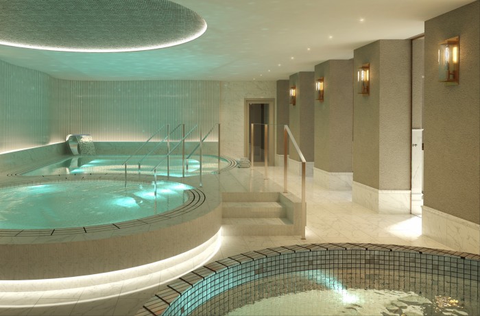 The spa pool at Hotel Maria