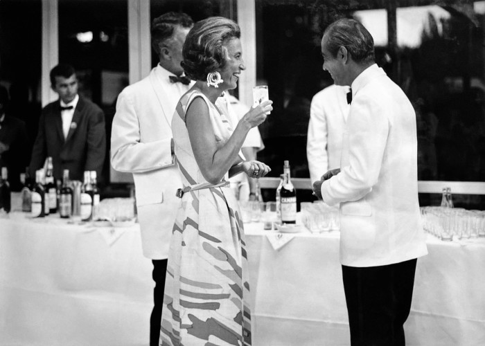 Hanson’s mother at a cocktail party in the 1960s 