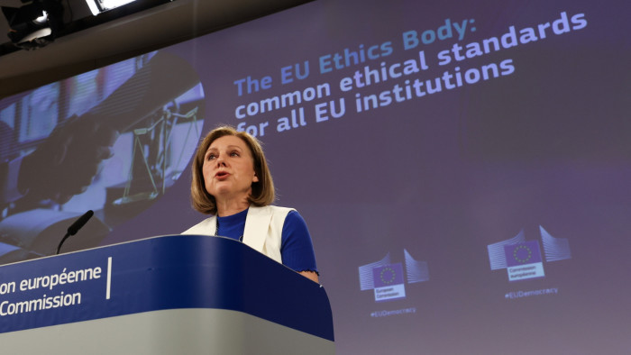 Věra Jourová, a vice-president of the European Commission