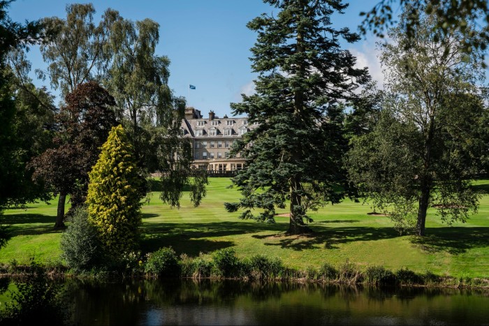 Gleneagles’ three-day Hogmanay fest includes ice skating and clay-pigeon shooting on the 850-acre estate
