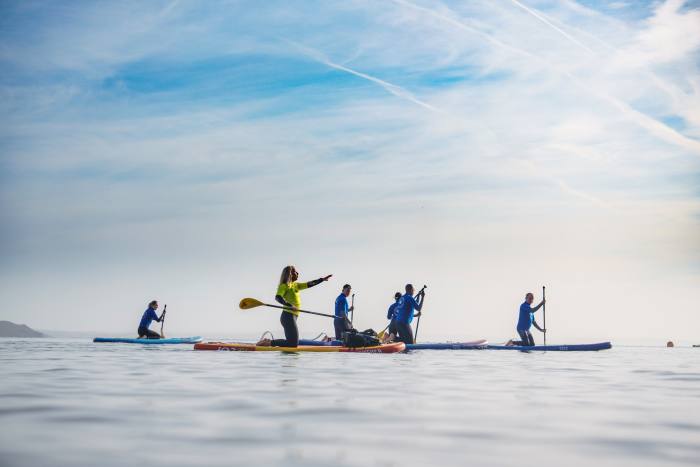 Paddle boarding coaching from Outer Reef Surf School