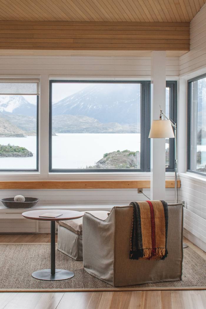 “Sheer panes of glass and wide terraces abound”: a room at Explora Torres del Paine