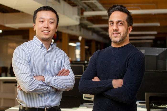 Co-founders Henry Shi and Hussein Fazal of Super
