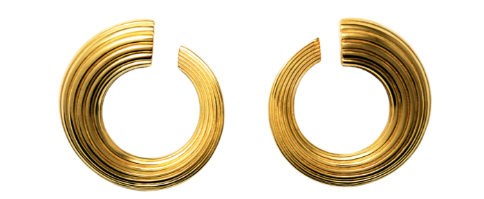 Dévé Fairmined gold-vermeil Croissance Illimitée earrings, £350