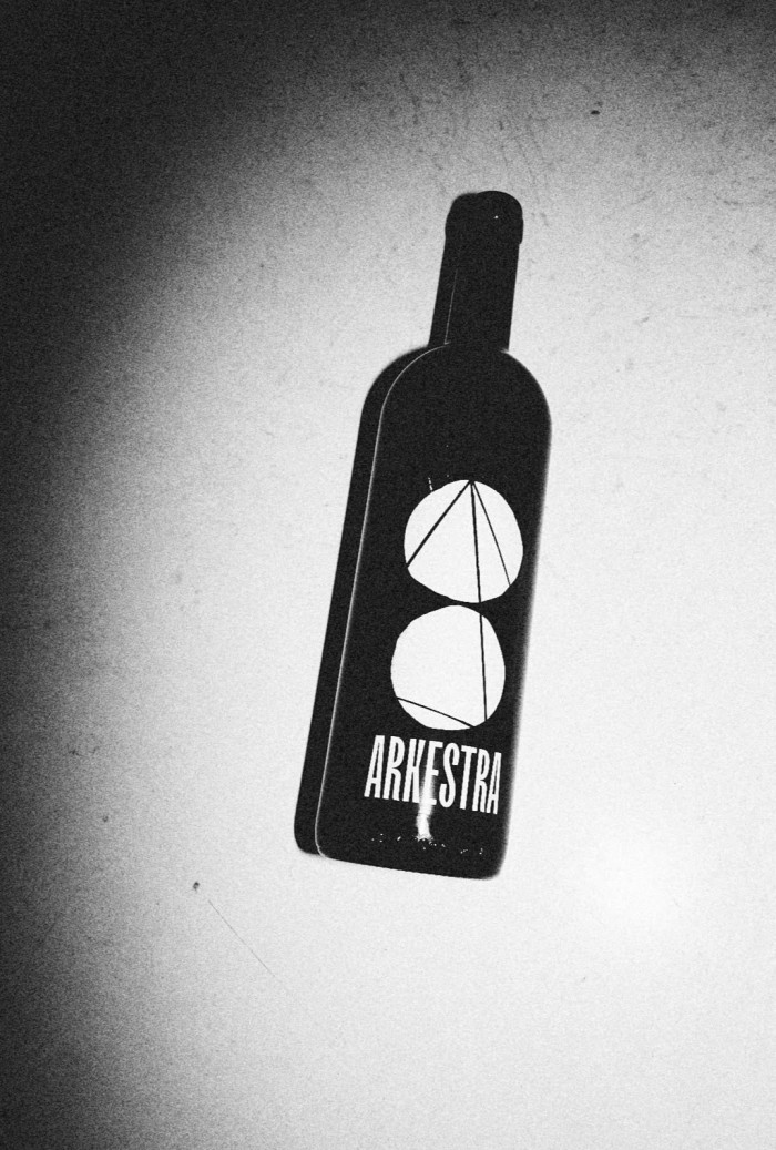 A bottle from Kiln’s Arkestra range of house wines