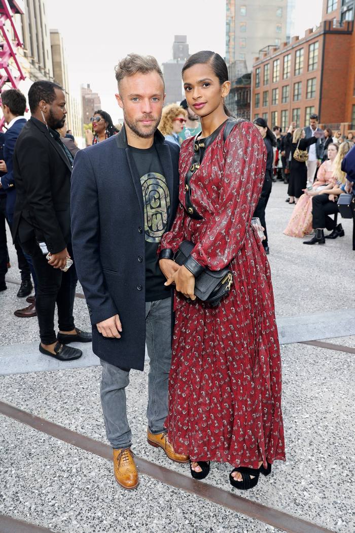 Ali with her husband Richard Moore at New York Fashion Week, 2019
