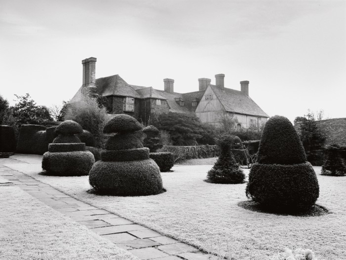 The topiary lawn at Great Dixter, East Sussex