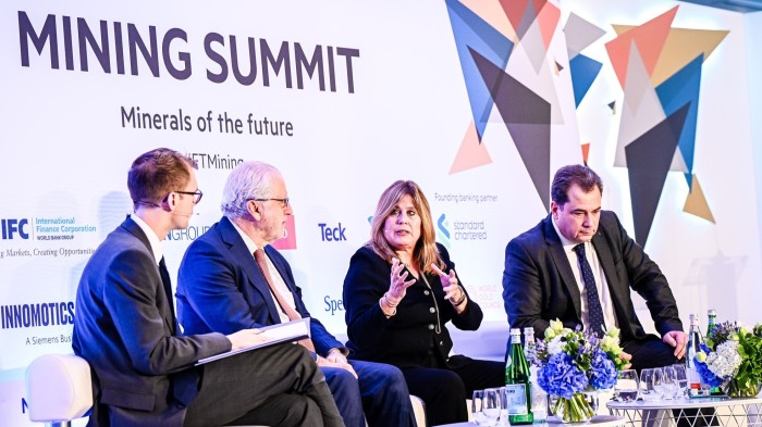 Kathleen Quirk, president of Freeport-McMoran, speaks of her concerns over developing copper supplies at the FT mining summit 