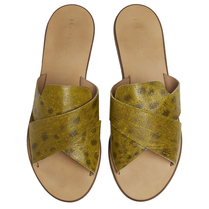 Bav Tailor recycled wolfish-skin Vikasa sandals, £148