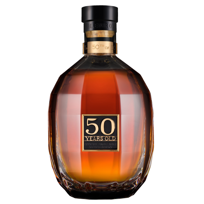 a bottle of 50-year-old single malt from the Glenrothes distillery