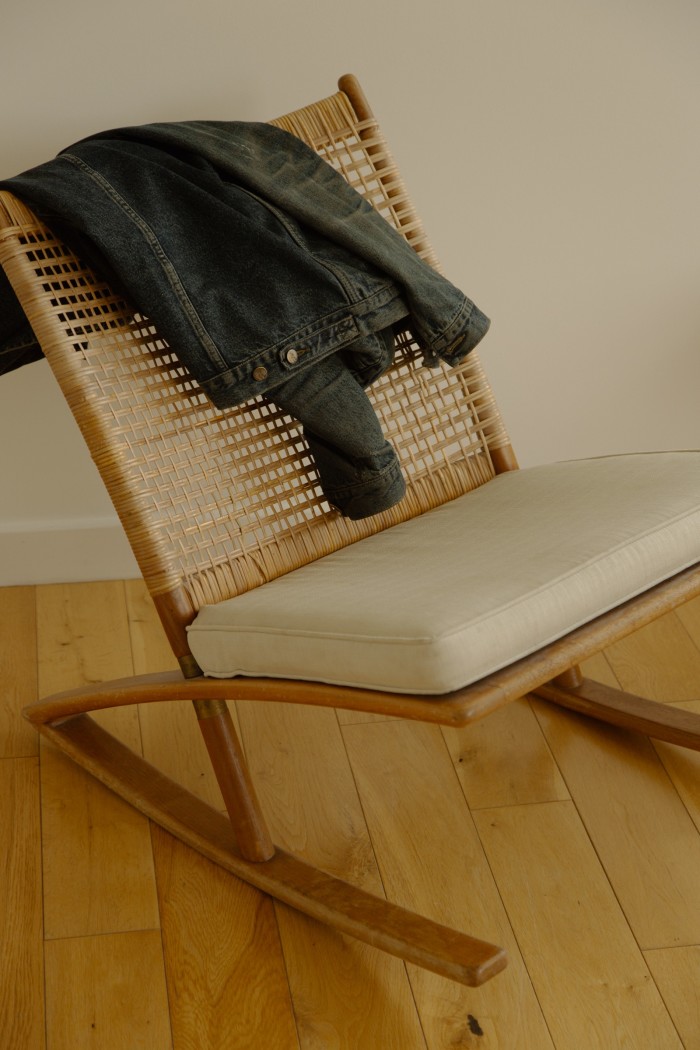 A Fredrik Kayser 599 rocking chair from Norway, 1960