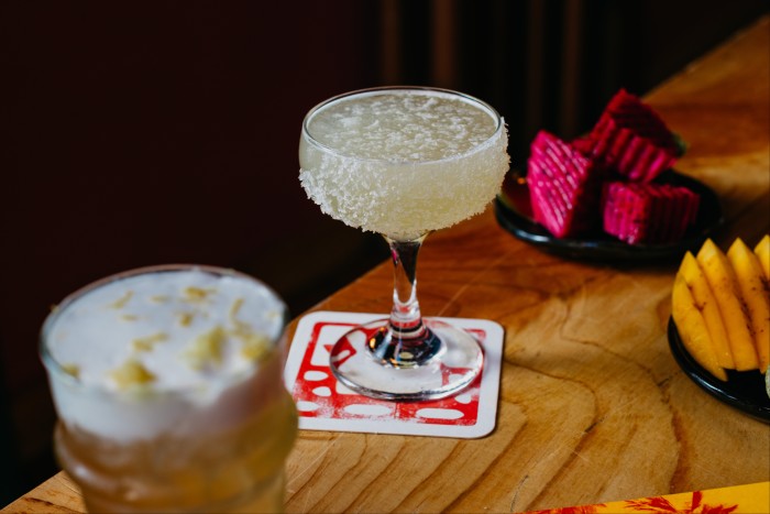 At Cantina OK! in Sydney, the Margarita is served with Japanese shichimi