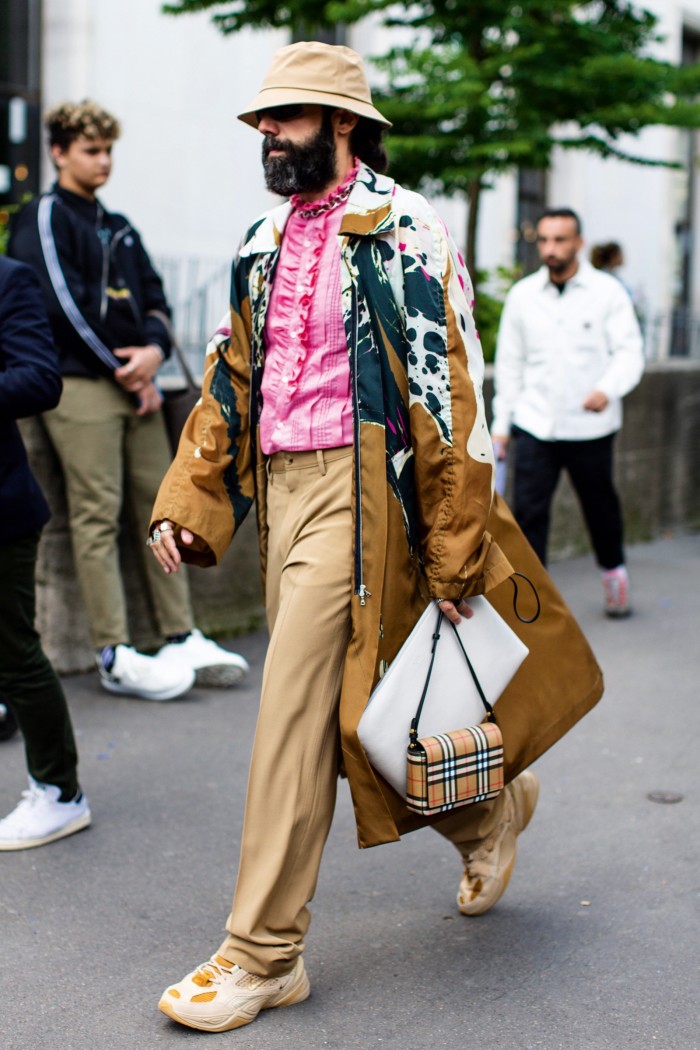Street style at the spring/summer 2020 shows in Paris