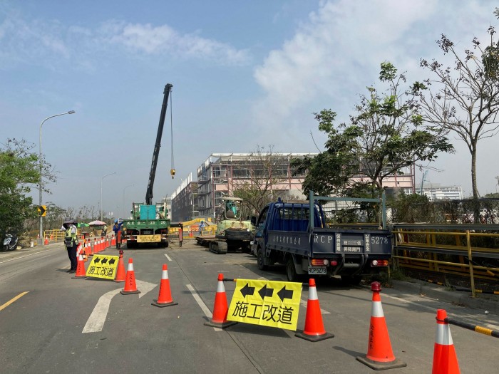 The construction site of the new TSMC fabrication plant. In the world of semiconductors, the 35 hectare manufacturing complex is the centre of the universe