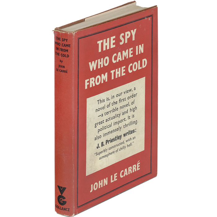 First edition of The Spy Who Came In From the Cold, by John le Carré, part annotated by the author. Estimate £8,000–£12,000