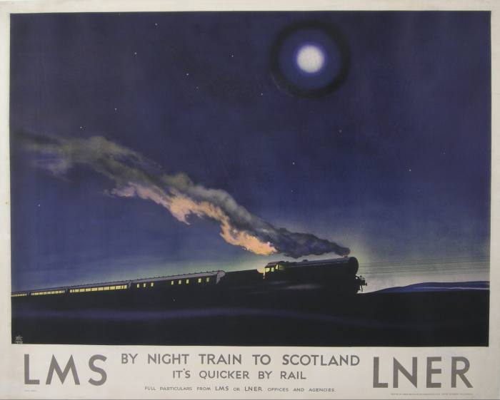 1932 Philip Zec poster for LMS, sold at Onslows in November 2020 for £20,500