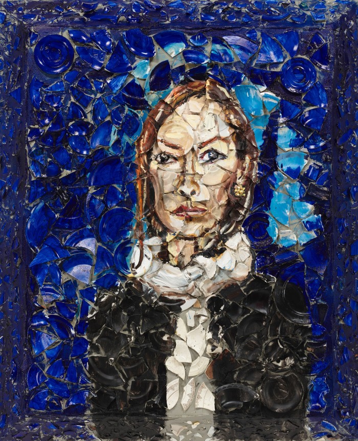 Portrait of Almine Rech, 2015, by Julian Schnabel