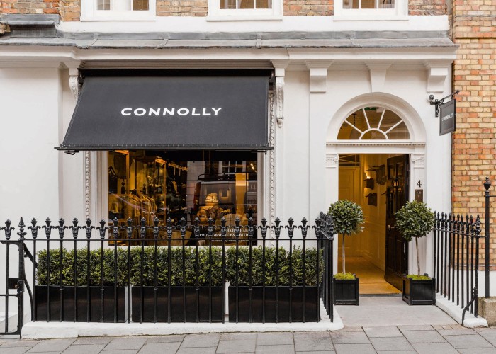 Connolly’s shopfront on Clifford Street, London