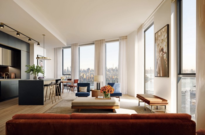 Apartments in New York’s The Brooklyn Tower will start from US$875,000, through Knight Frank, in association with Douglas Elliman 