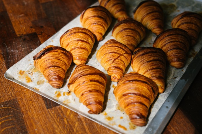 Croissants from Twelve Triangles