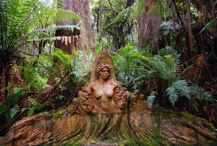 One of the sculptures in the William Ricketts Sanctuary