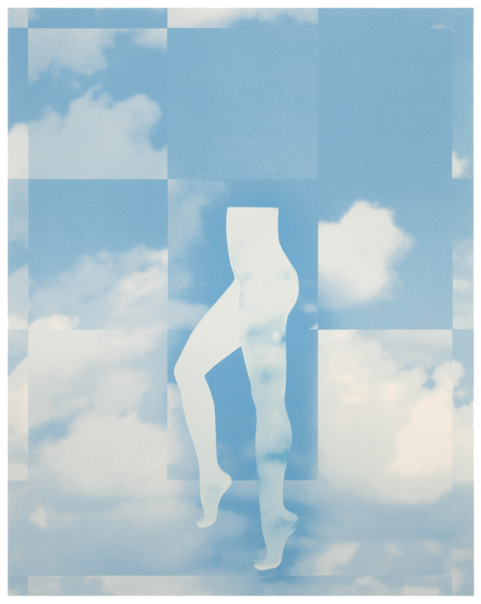 Cloudy Legs with Scrambled Sky, 2022, by Anthea Hamilton, £800, edition of 75