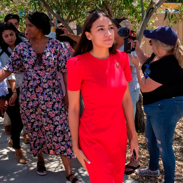 At a tour of the Clint border patrol facility and detention centre in Texas: @AOC “They confiscated my phone, and they were all armed. I’m 5ft4in.” July 1 2019