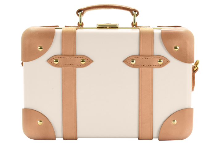 Globe-trotter micro case with leather corners, £995