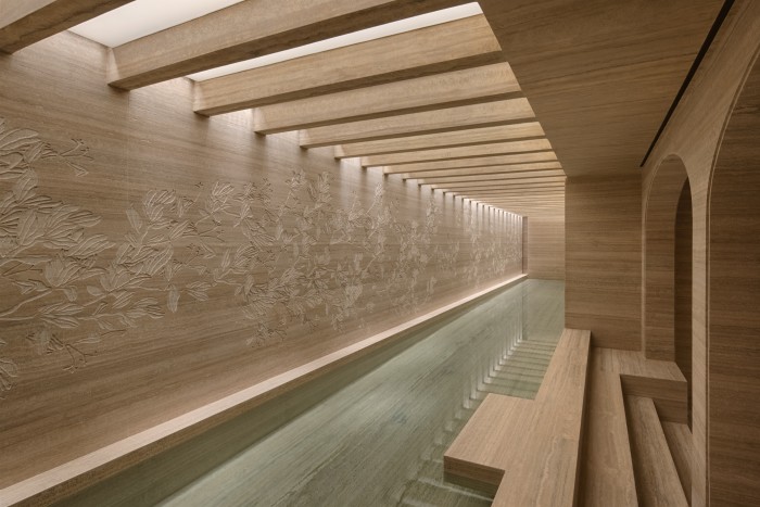 Inside the hotel’s spa
