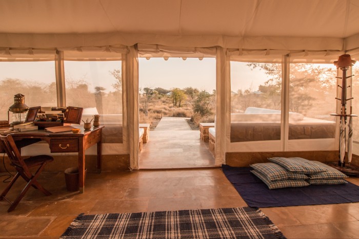 The Serai’s 21 tents range up to 2,100sq ft
