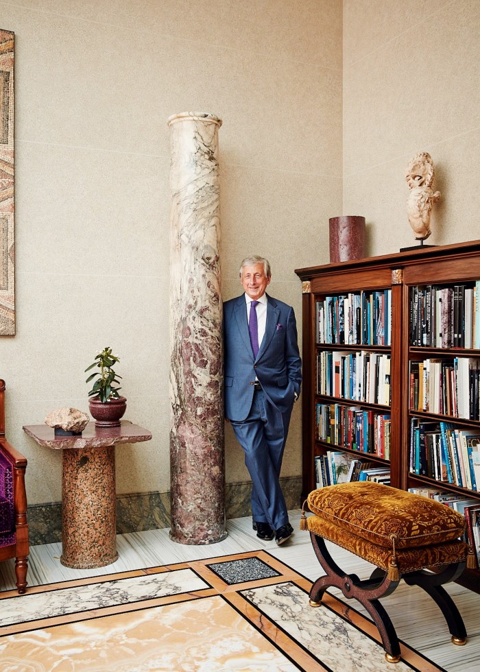 Masterpiece London chairman Philip Hewat-Jaboor in his Jersey home