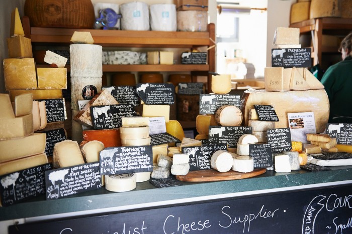 Part of the “vast” selection at the award-winning Yorkshire cheesemonger