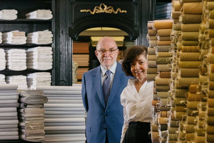 Charvet co-directors Jean-Claude and Anne-Marie Colban