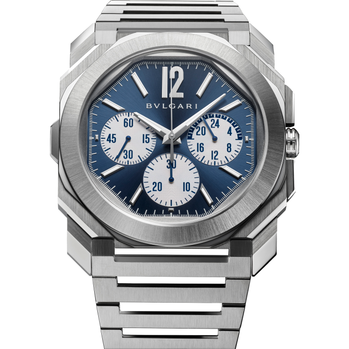 Bulgari steel Octo Finissimo S Chronograph GMT, £13,800