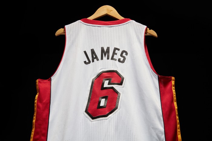 Lebron James’s 2013 NBA Finals jersey. Estimate, $3mn-$5mn