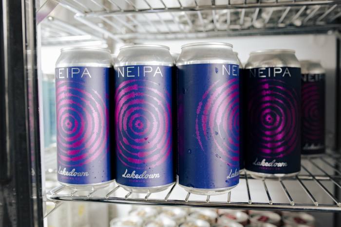 The full-bodied New England IPA (NEIPA) has punchy notes of lemon curd and pine