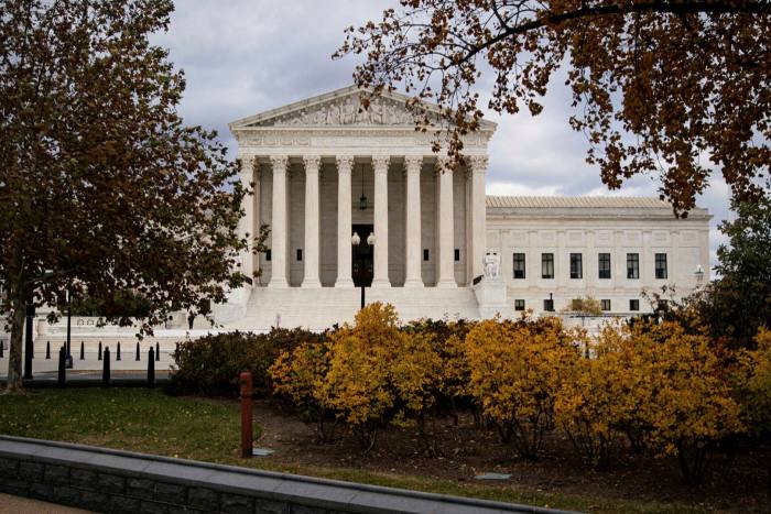 The U.S. Supreme Court in Washington, D.C., U.S., on Monday, Nov. 29, 2021