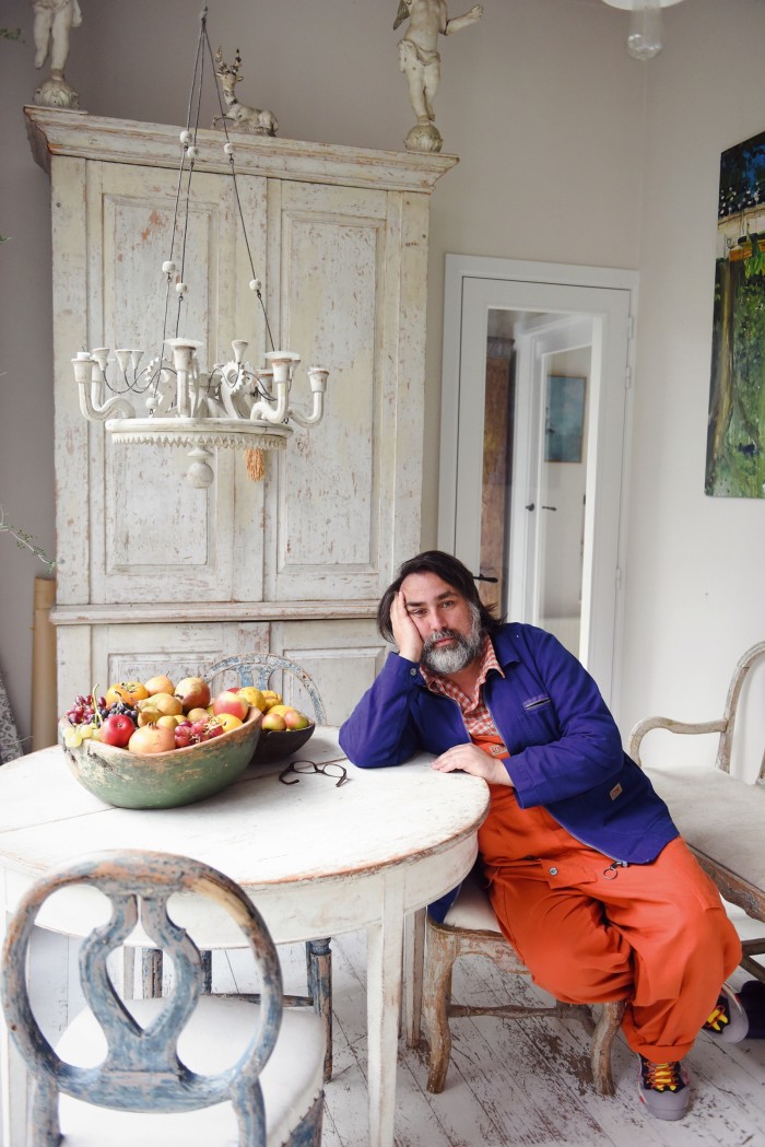 Thierry Boutemy at home in Boitsfort, Belgium 