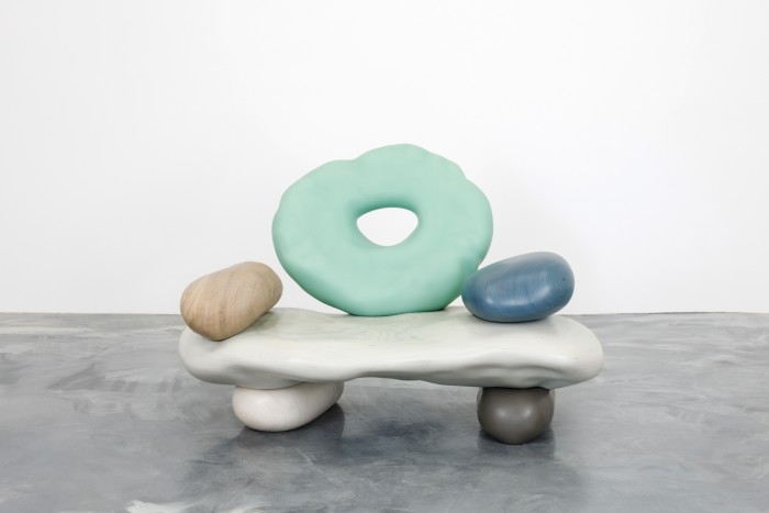 Pebbles armchair by Daniel Arsham