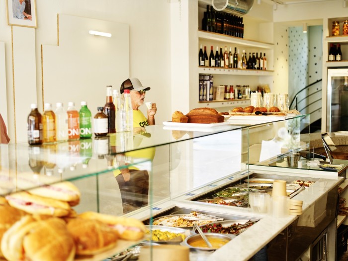 The glass counter at Cécile 