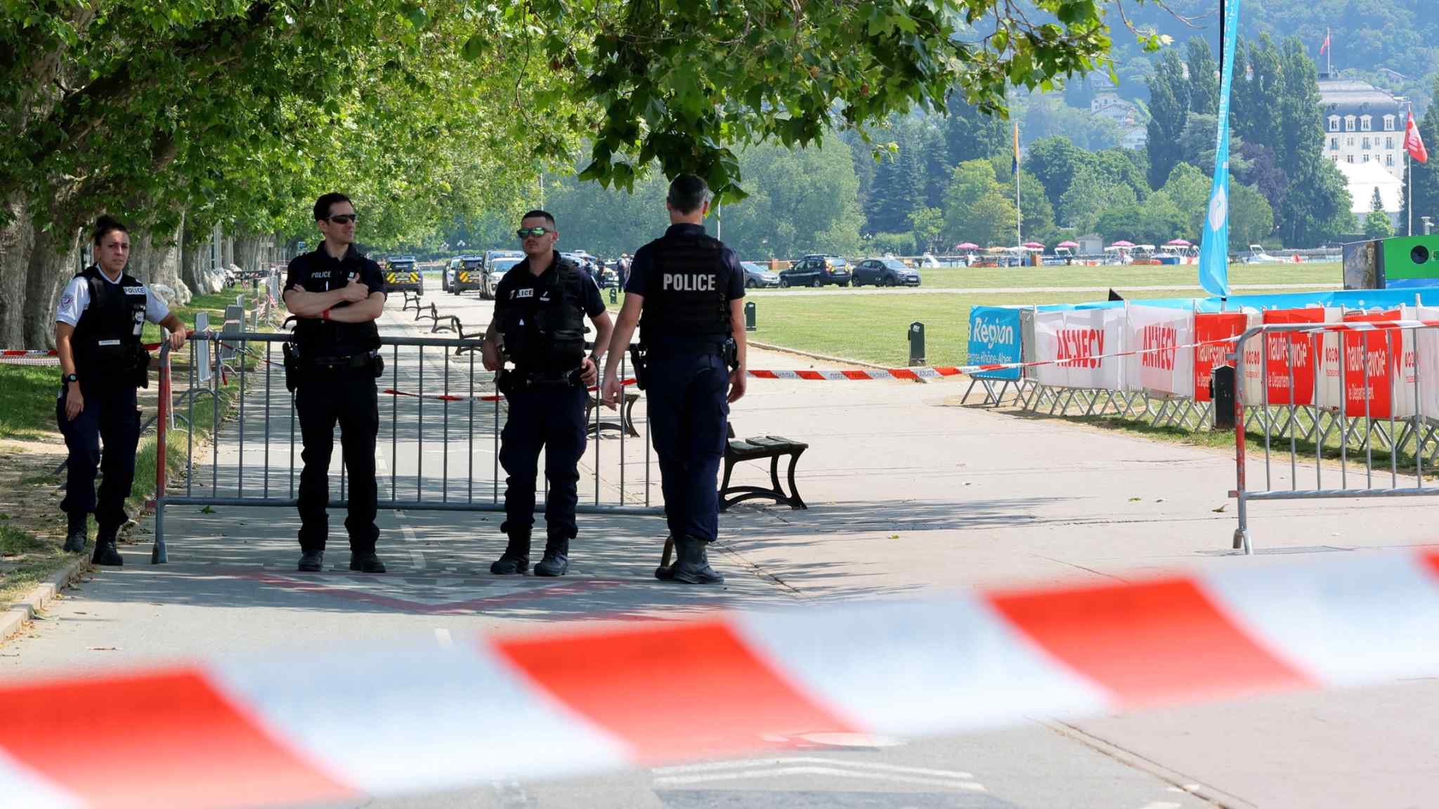 Four children and two adults wounded in knife attack in France