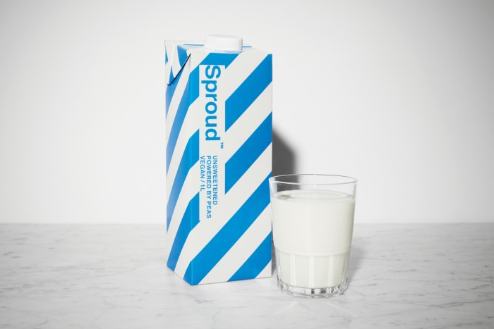 Swedish pea milk Sproud, from £1.80 per litre